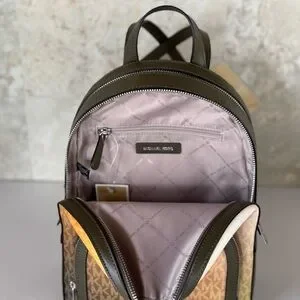 Michael Kors Jaycee MD Ombre Backpack MK Olive Multi Michael Kors | Bags | Michael Kors Jaycee Medium Backpack Mk  main image 4
